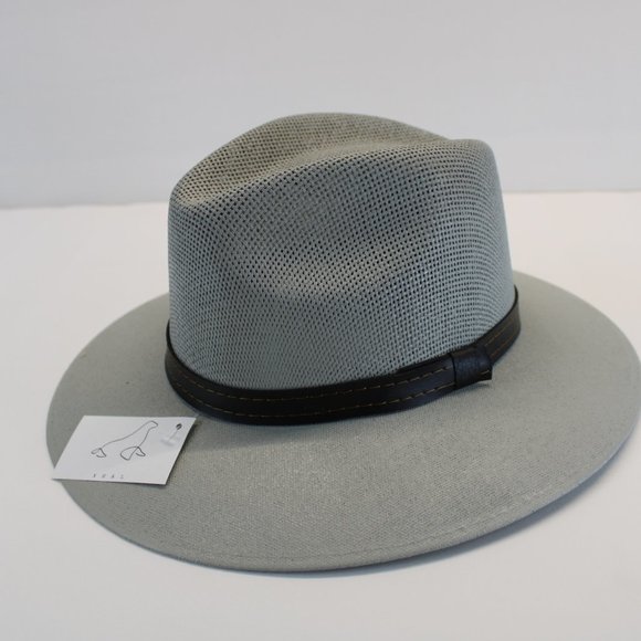 Panama Hat XeaL size Small Mens & Womens NEW Silver in color, New! - Picture 2 of 6